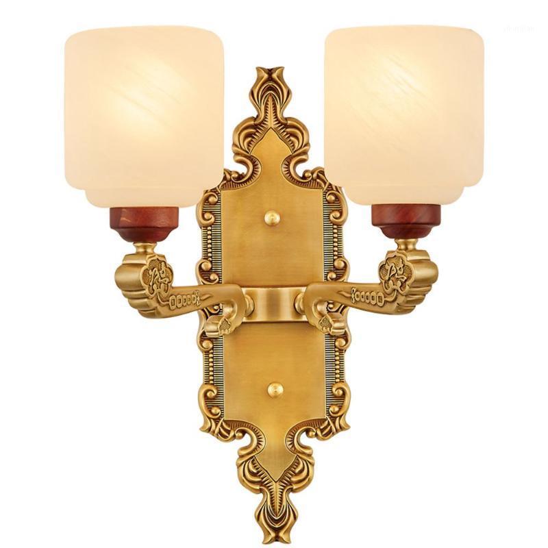 Chinese Copper Living Room Wall Lights Frosted Glass Study Room Wall Lamp Wooden Bedroom Bedsides Stair Case Corridor Lamps1
Chinese Copper Living Room Wall Lights Frosted Glass Study Room Wall Lamp Wooden Bedroom Bedsides Stair Case Corridor Lamps1