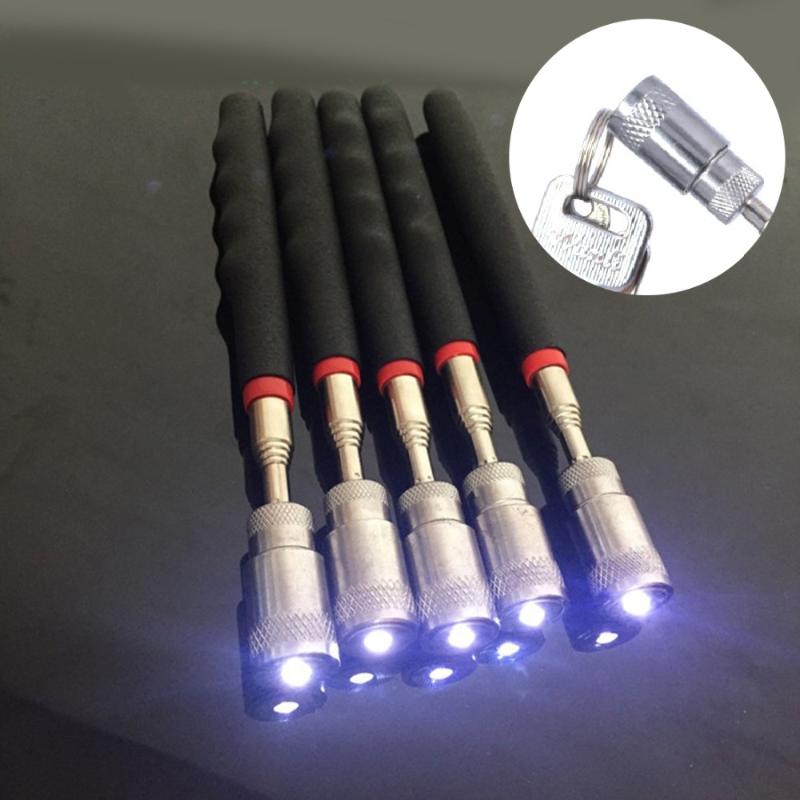 Adjustable Length Mini Pick Up Tool Magnetic Magnet Tool For Picking Up Nuts and Bolts With LED Light
Adjustable Length Mini Pick Up Tool Magnetic Magnet Tool For Picking Up Nuts and Bolts With LED Light