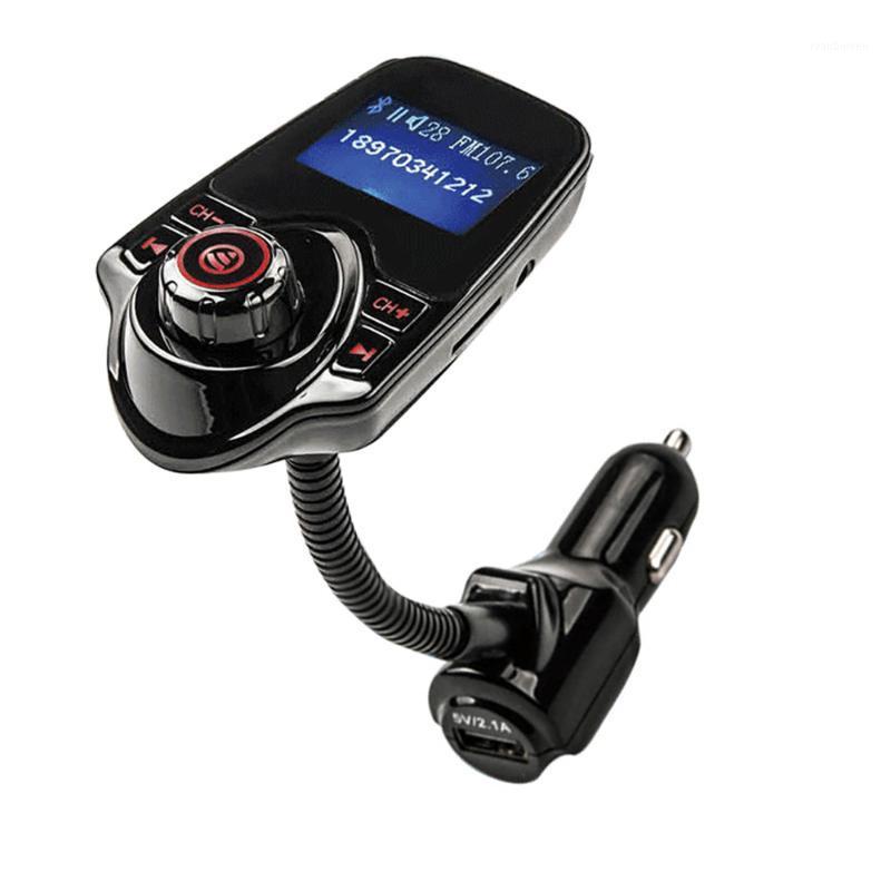 

Bluetooth Wireless Car Mp3 Player Handsfree Car Kit FM Transmitter A2DP 5V 2.1A Dual USB LCD Display FM Modulator1
