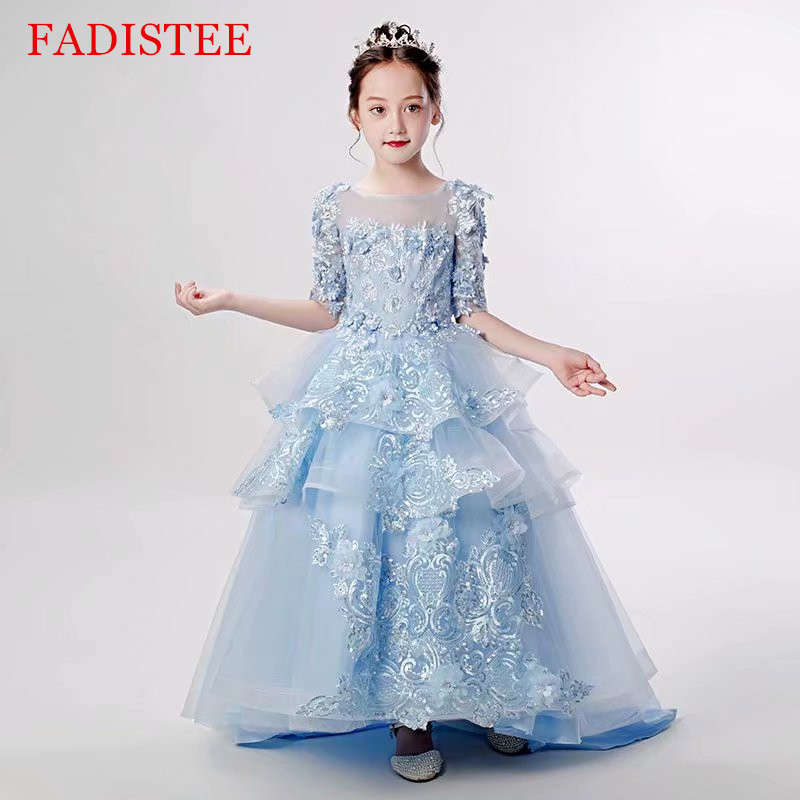 FADISTEE Girl dress Flower Girl Dresses vestidos lace Baby Girl Infant Dress Kids Formal Wear girls dress Floor-Length Jewel, Same as image
FADISTEE Girl dress Flower Girl Dresses vestidos lace Baby Girl Infant Dress Kids Formal Wear girls dress Floor-Length Jewel, Same as image