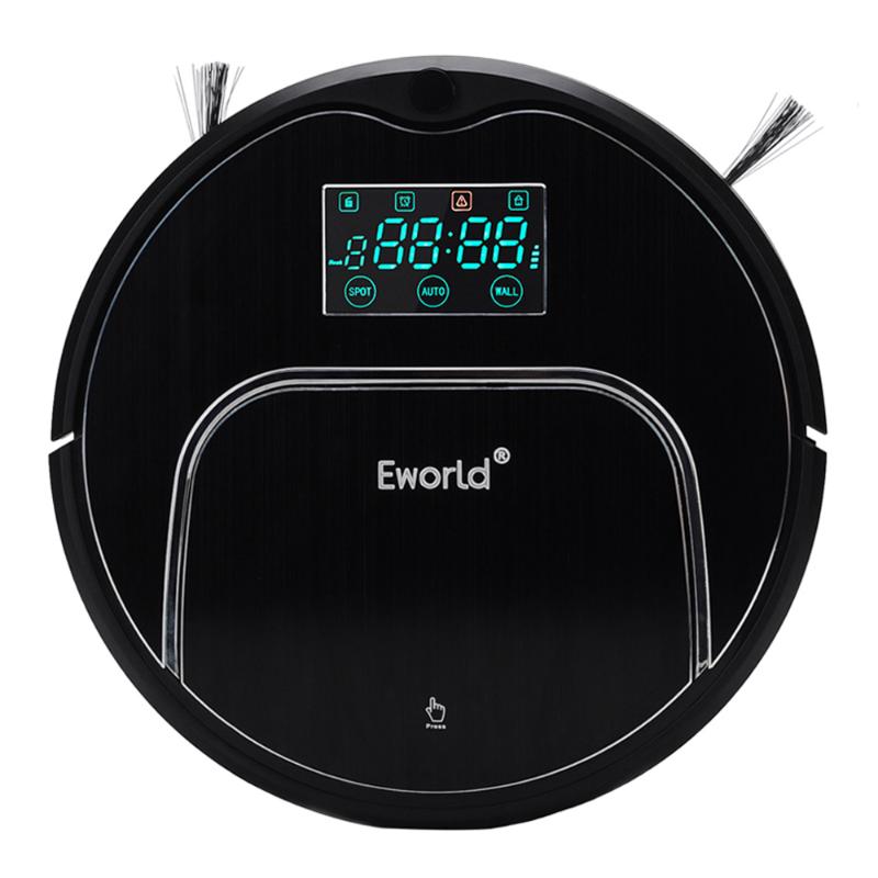 Eworld Vacuum Cleaners M883 Touch-Sensitive Auto Recharge Auto-Cleaning Anti-Fall Sensor With Big Mop Vacuum Cleaner Robot Black
Eworld Vacuum Cleaners M883 Touch-Sensitive Auto Recharge Auto-Cleaning Anti-Fall Sensor With Big Mop Vacuum Cleaner Robot Black