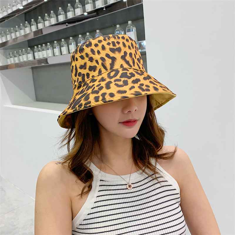 MYZOPER 2020 New Fashion Leopard Double Sided Tide Women's Hat Casual Korean Version Visor Summer Hat Fisherman's, Picture color
MYZOPER 2020 New Fashion Leopard Double Sided Tide Women's Hat Casual Korean Version Visor Summer Hat Fisherman's, Picture color