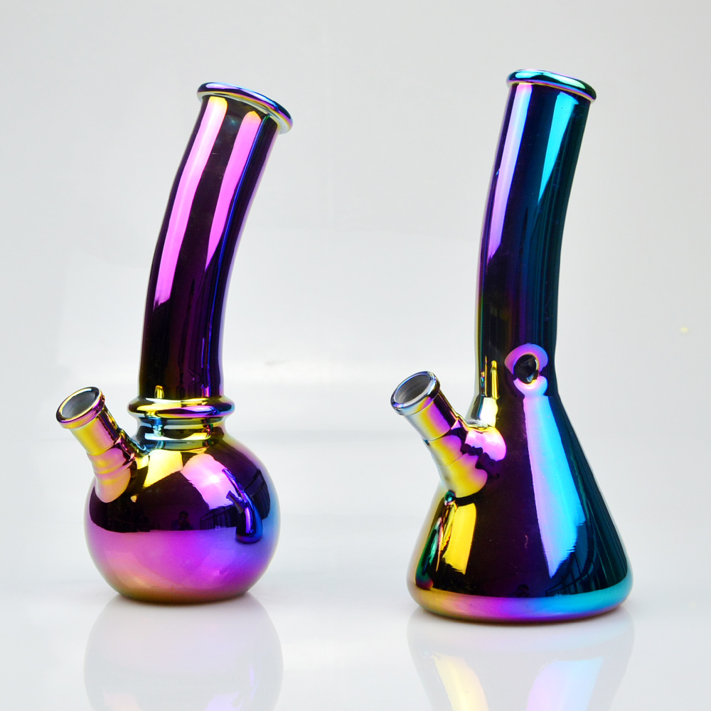 8" Electroplated Rainbow Glass Beaker Bong Hookah Tobacco Water Pipes Recycler Bongs Dab Rig Oil Burner Ash Catcher Bubbler
8" Electroplated Rainbow Glass Beaker Bong Hookah Tobacco Water Pipes Recycler Bongs Dab Rig Oil Burner Ash Catcher Bubbler