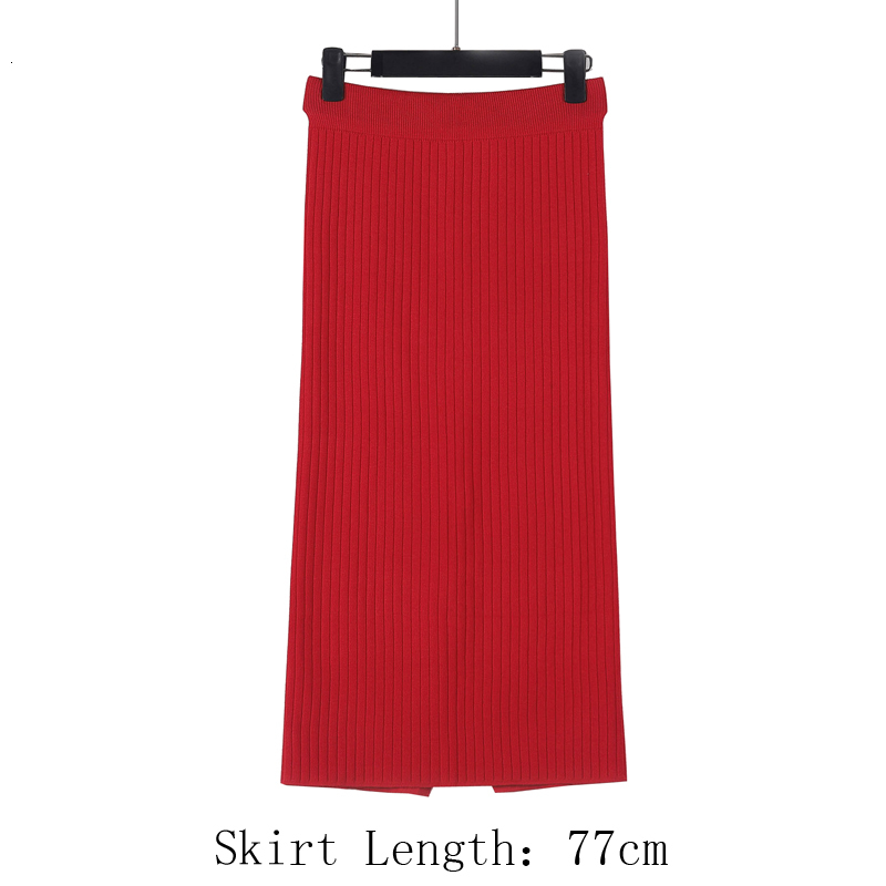 2021 New 57-77cm Elastic Band Women Skirts Autumn Winter Warm Knitted Straight Ribbed Mid-long Skirt Black 8l0o, Red-77
2021 New 57-77cm Elastic Band Women Skirts Autumn Winter Warm Knitted Straight Ribbed Mid-long Skirt Black 8l0o, Red-77
