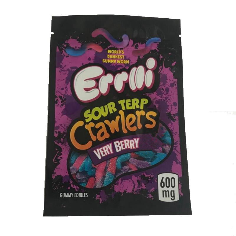 Hot Errlli Sour terp Crawlers Bags 600mg Gummy Edibles packaging mylar bag 500mg hashtag honey Smell proof bags Cookies california bags
Hot Errlli Sour terp Crawlers Bags 600mg Gummy Edibles packaging mylar bag 500mg hashtag honey Smell proof bags Cookies california bags