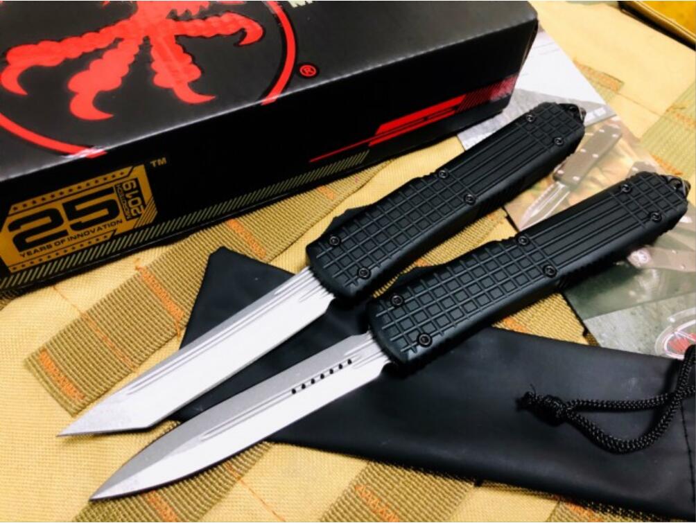 Newest Microtech & UT CNC AUTO automatic knife D2 blade aluminium alloy handle camping hunting knife outdoor EDC tool collect
Newest Microtech & UT CNC AUTO automatic knife D2 blade aluminium alloy handle camping hunting knife outdoor EDC tool collect