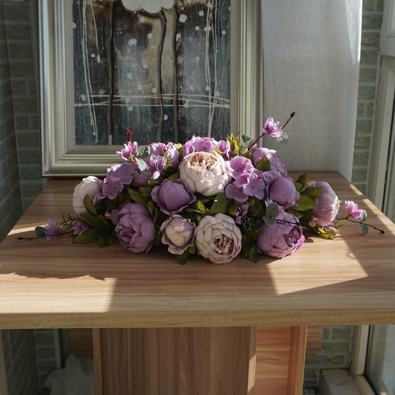 Peony artificial flowers party event supplies flower row table runner table centerpieces home Decoration Rostrum Front Desk Put, Green
Peony artificial flowers party event supplies flower row table runner table centerpieces home Decoration Rostrum Front Desk Put, Green