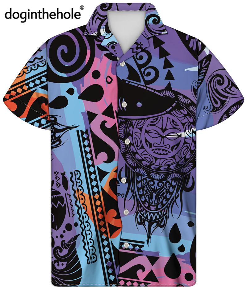 Doginthehole Summer Fashion Hawaii Shirts for Men's Vintage Samoa Tribal Design Casual Short Sleeve Tops Holidays Beach Shirt, Ysfb00068f16
Doginthehole Summer Fashion Hawaii Shirts for Men's Vintage Samoa Tribal Design Casual Short Sleeve Tops Holidays Beach Shirt, Ysfb00068f16