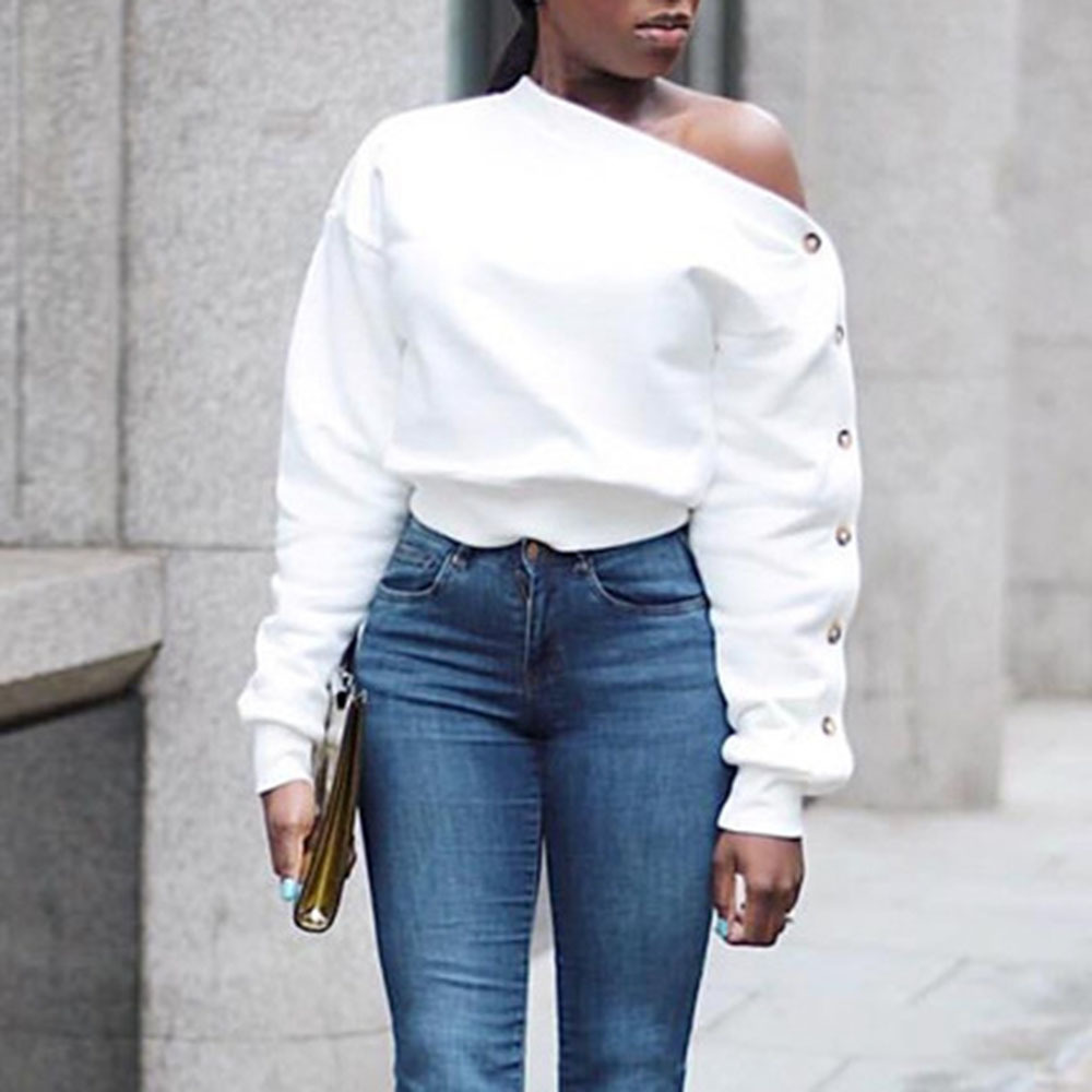 2021 a Casual Sexy Shoulder Woman Sweatpants Plus Size 2xl Autumn Fashion Short Street with Hoodie Long-sleeve Black Hoodies Button 6hh4, White
2021 a Casual Sexy Shoulder Woman Sweatpants Plus Size 2xl Autumn Fashion Short Street with Hoodie Long-sleeve Black Hoodies Button 6hh4, White