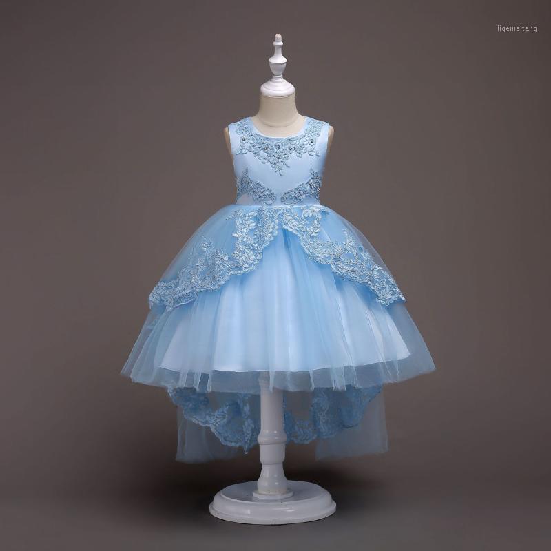 Tulle Lace Appliques Ball Gown Flower Girl Dresses For Weddings O Neck Sleeveless For Flower Girls Pageant Dresses Girls1, Blue
Tulle Lace Appliques Ball Gown Flower Girl Dresses For Weddings O Neck Sleeveless For Flower Girls Pageant Dresses Girls1, Blue