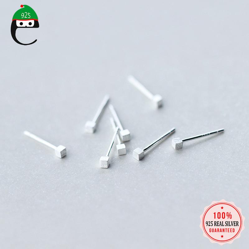 ElfoPlataSi 100% 925 Sterling Silver 2mm Small Square Stud Earrings For Women Fashion Sterling Silver Jewelry Wholesale XY1148
ElfoPlataSi 100% 925 Sterling Silver 2mm Small Square Stud Earrings For Women Fashion Sterling Silver Jewelry Wholesale XY1148