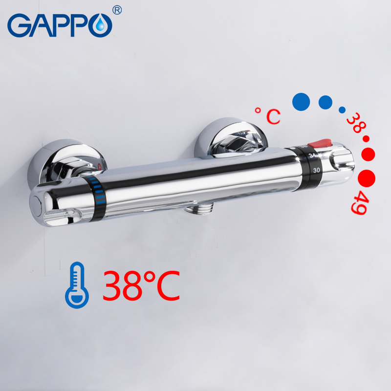 GAPPO Thermostatic Bath Shower Control Valve Bottom Faucet Wall Mounted Hot And Cold Brass Bathroom Mixer Bathtub Tap 201105
GAPPO Thermostatic Bath Shower Control Valve Bottom Faucet Wall Mounted Hot And Cold Brass Bathroom Mixer Bathtub Tap 201105