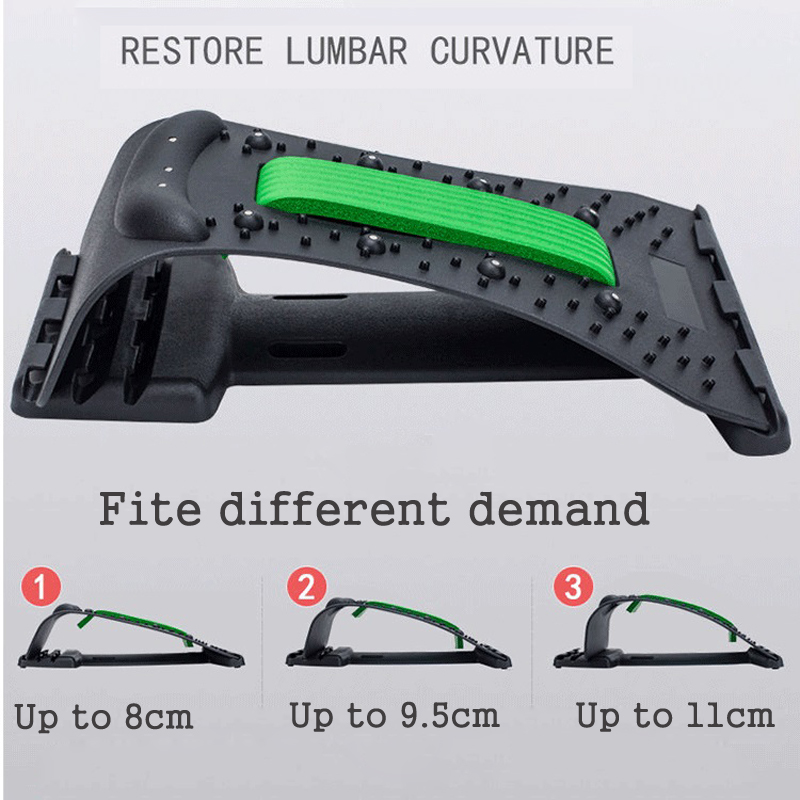 Neck Massager Stretcher Tool Magic Massage Stretch Equipment Fitness Cervical spine Support Relaxation Neck Spine Pain Relief 201104
