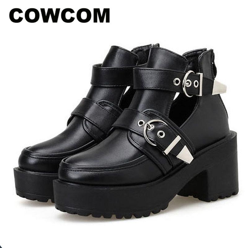 COWCOM Autumn Winter New Classic Thick Thick With Waterproof Platform High Heel Boots Women Shoes Boots, Black
COWCOM Autumn Winter New Classic Thick Thick With Waterproof Platform High Heel Boots Women Shoes Boots, Black