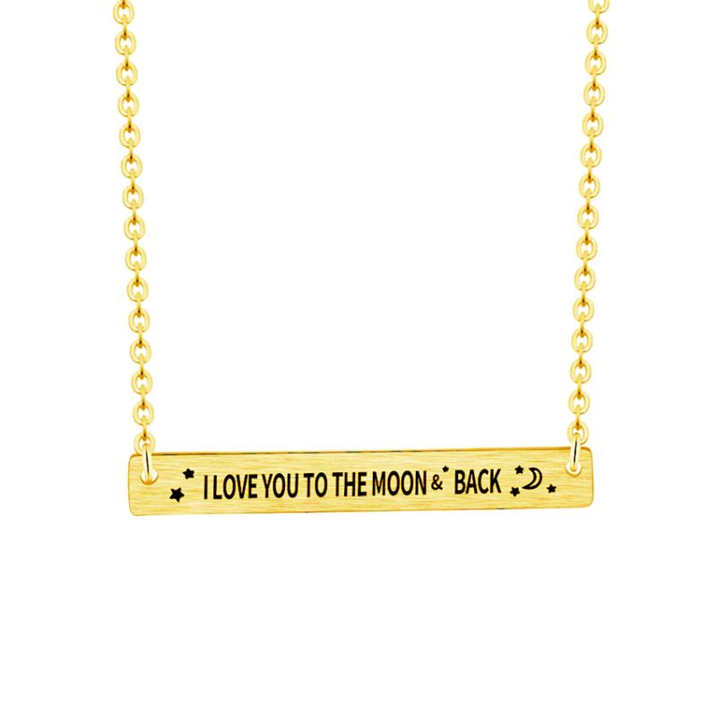 ACEBFEET Rectangles Jewelry Lette Halskette Water Wave Chain Necklace Women Gift for Lady Pendant Moon Joyas kolye Bar
ACEBFEET Rectangles Jewelry Lette Halskette Water Wave Chain Necklace Women Gift for Lady Pendant Moon Joyas kolye Bar