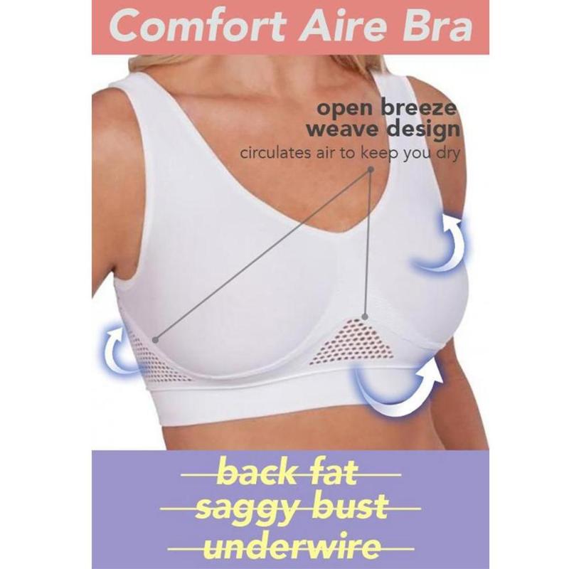 Comfort Aire Bra Posture Corrector Lift Up Bra Women Breathable Yoga Underwear Shockproof Sports Support Fitness Vest Bras
Comfort Aire Bra Posture Corrector Lift Up Bra Women Breathable Yoga Underwear Shockproof Sports Support Fitness Vest Bras