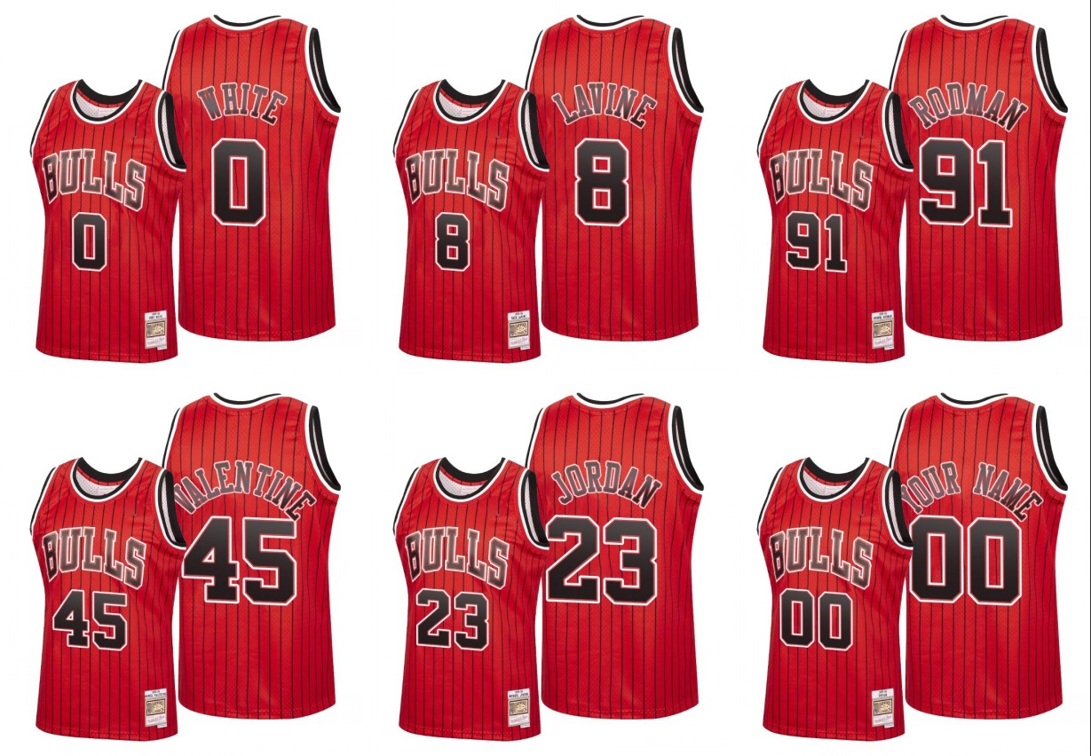 Chicago Bulls Men Dennis Rodman Michael Jor dan Lauri Markkanen Coby White 2020 Reload Classic Red Custom Jersey, Black
Chicago Bulls Men Dennis Rodman Michael Jor dan Lauri Markkanen Coby White 2020 Reload Classic Red Custom Jersey, Black