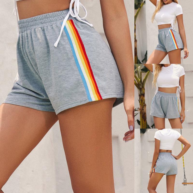 Women' Shorts European And American High waist Shorts Fashion Casual Striped Yoga Loose Pants Workout Gym Leggings Pants, Gray
Women' Shorts European And American High waist Shorts Fashion Casual Striped Yoga Loose Pants Workout Gym Leggings Pants, Gray