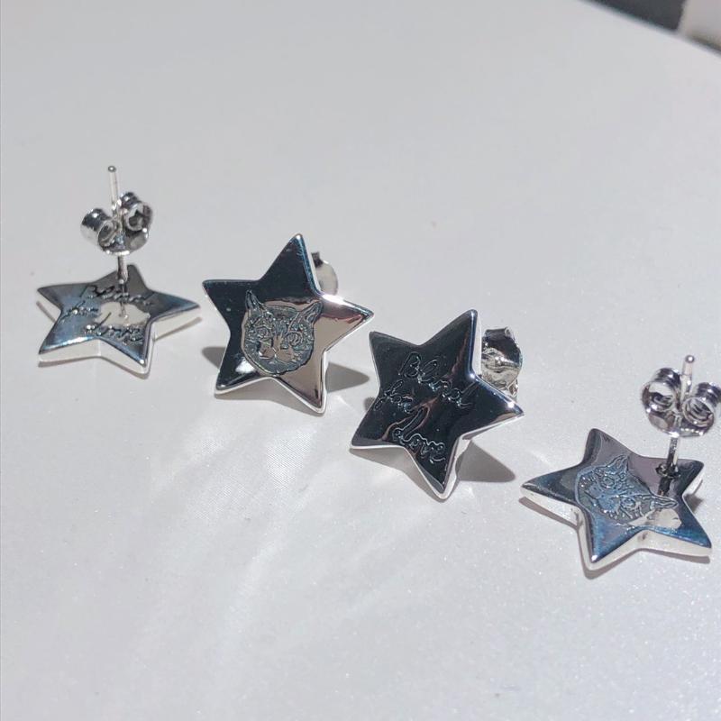 Stud 925 Sterling Silver Asymmetric Earrings, Charm Original Micro-labels, Cat Five-pointed Star Earrings
Stud 925 Sterling Silver Asymmetric Earrings, Charm Original Micro-labels, Cat Five-pointed Star Earrings