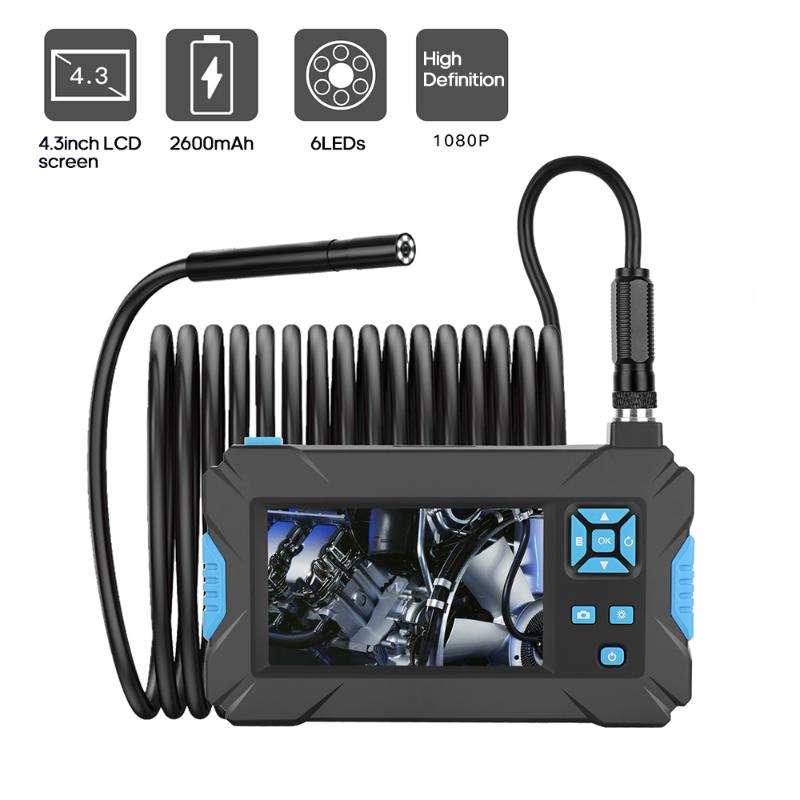 Car Pipe Industrial Endoscope 1080P Borescope HD Inspect Camera 5.5mm Endoscop Camera Fflexible with 4.3 inch Screen 8 LED Light
Car Pipe Industrial Endoscope 1080P Borescope HD Inspect Camera 5.5mm Endoscop Camera Fflexible with 4.3 inch Screen 8 LED Light