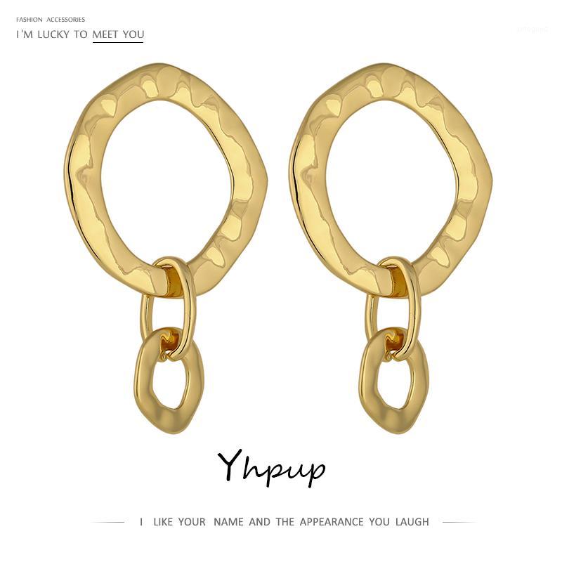 Dangle & Chandelier Yhpup Stylish Round Hollow Drop Earrings Charm Metal Texture Simple Jewelry For Women Bijoux Femme Gift 20211 
Dangle & Chandelier Yhpup Stylish Round Hollow Drop Earrings Charm Metal Texture Simple Jewelry For Women Bijoux Femme Gift 20211