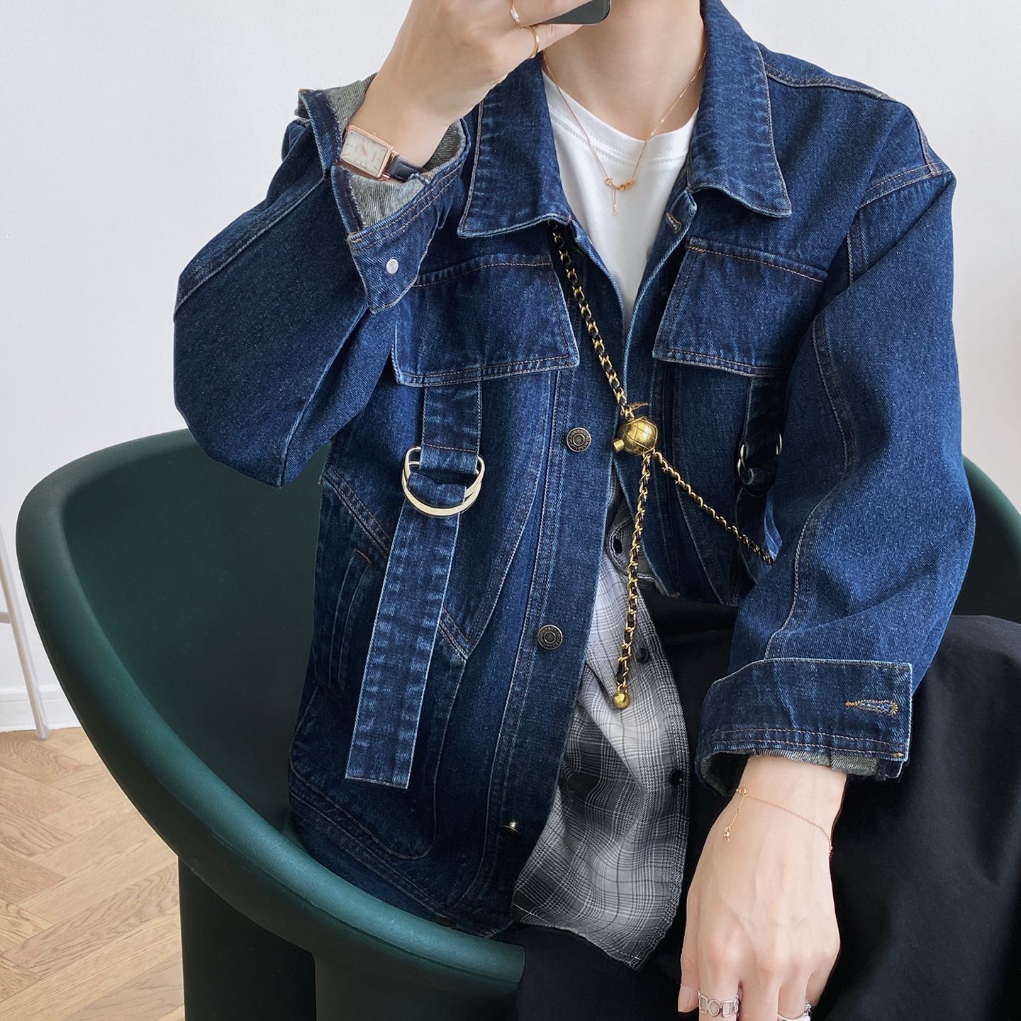 2021 New Fashion Autumn Black Blue Denim Turn Down Collar Boyfriend Style Women Jacket Coat Chaqueta Mujer Fgiw
2021 New Fashion Autumn Black Blue Denim Turn Down Collar Boyfriend Style Women Jacket Coat Chaqueta Mujer Fgiw