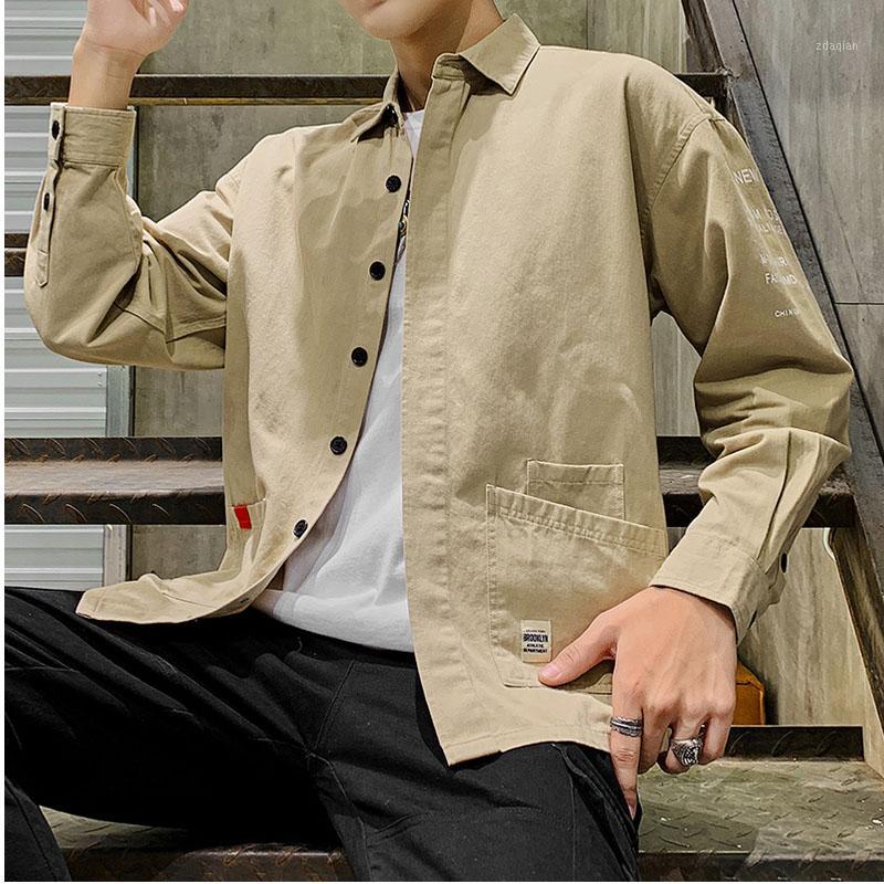 Men shirt long sleeve cotton men's shirts fashion casual men's shirt mens dress shirts street wear camisa masculinang harujuku1, Khaki c9334
Men shirt long sleeve cotton men's shirts fashion casual men's shirt mens dress shirts street wear camisa masculinang harujuku1, Khaki c9334