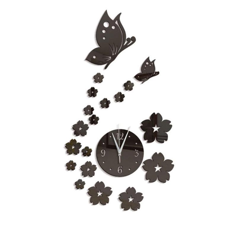 DIY 3D Modern Acrylic Butterfly Flower DIY Mirror Wall Clock Sticker Home Room Decor Wall Stickers
DIY 3D Modern Acrylic Butterfly Flower DIY Mirror Wall Clock Sticker Home Room Decor Wall Stickers