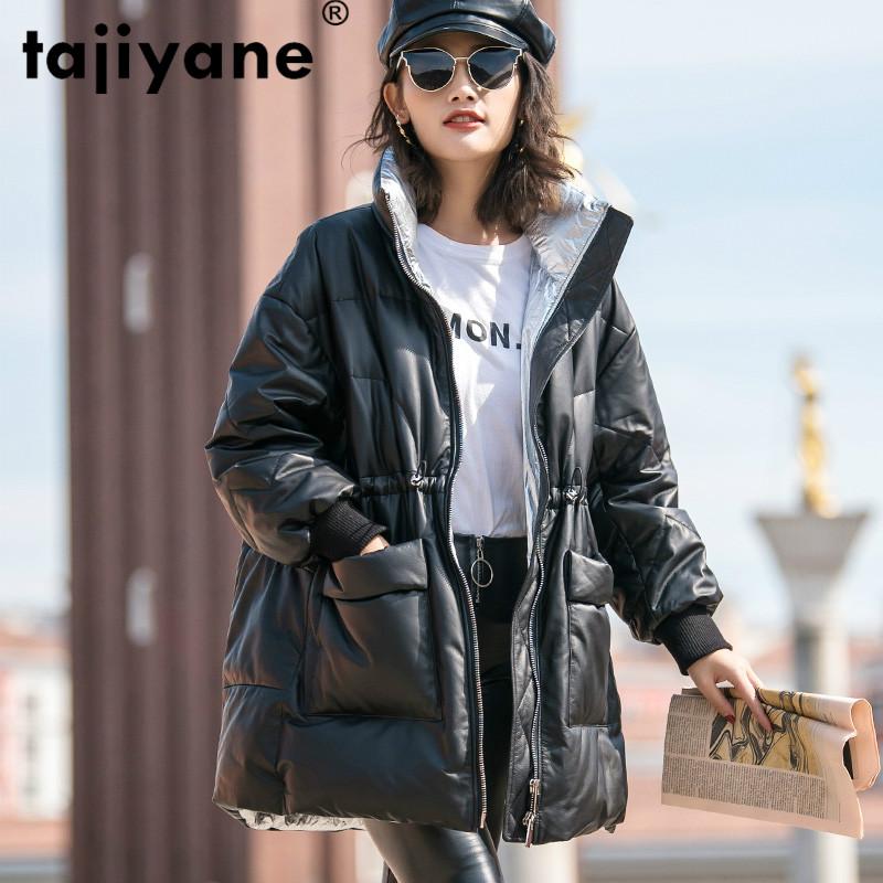 Winter Plus Size Genuine Leather Jacket Women Duck Down Jackets 2020 Real Sheepskin Coat Woman Montone Leather Jacket Hiver 8820, Black
Winter Plus Size Genuine Leather Jacket Women Duck Down Jackets 2020 Real Sheepskin Coat Woman Montone Leather Jacket Hiver 8820, Black