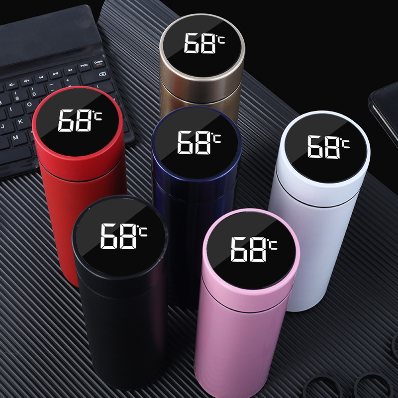 500ML Temperature Display Thermos bottle Vacuum Flasks Double wall Stainless Steel Travel Coffee Mug Tea Mug Thermo cup, Red
500ML Temperature Display Thermos bottle Vacuum Flasks Double wall Stainless Steel Travel Coffee Mug Tea Mug Thermo cup, Red