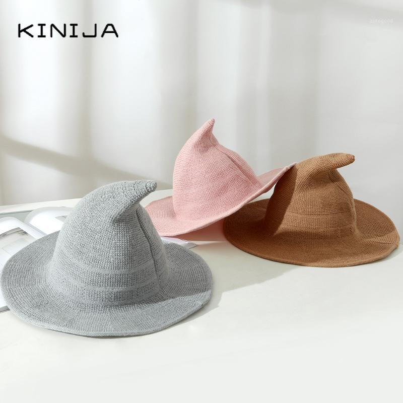 Wide Brim Hats Halloween Witch Hat Women Wool Knit Fashion Solid Bucket Cap Festival Party Fisherman Basin Summer Suncreen1, Black
Wide Brim Hats Halloween Witch Hat Women Wool Knit Fashion Solid Bucket Cap Festival Party Fisherman Basin Summer Suncreen1, Black