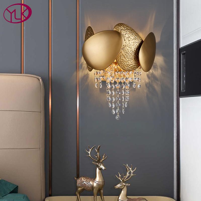 Youlaike Modern Crystal Wall Sconce For Bedroom Gold LED Wall Lighting Fixtures Bedside Living Room Decor LED crystal Lamps
Youlaike Modern Crystal Wall Sconce For Bedroom Gold LED Wall Lighting Fixtures Bedside Living Room Decor LED crystal Lamps
