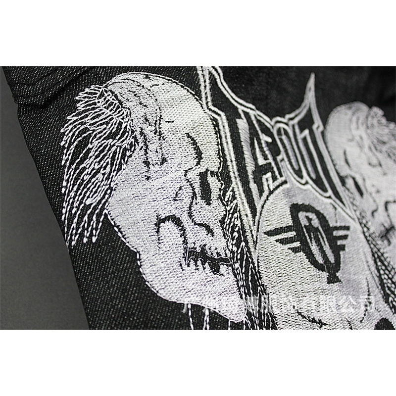 Pp Sale Stripe Jeans Loose Hip Hop Jeans Men Printed Hiphop Hip-hop Embroidered Skull Influx Of Casual Skateboard 201128