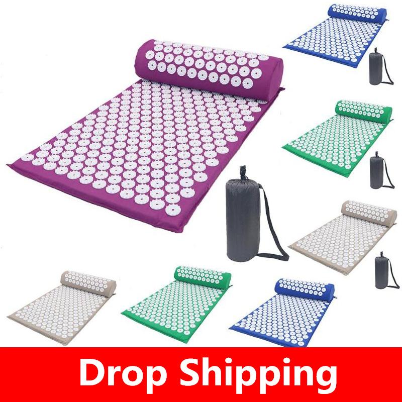 Massager Cushion Massage Yoga Mat Acupressure Relieve Stress Back Body Pain Spike Mat Acupuncture Massage Yoga with Pillow
Massager Cushion Massage Yoga Mat Acupressure Relieve Stress Back Body Pain Spike Mat Acupuncture Massage Yoga with Pillow