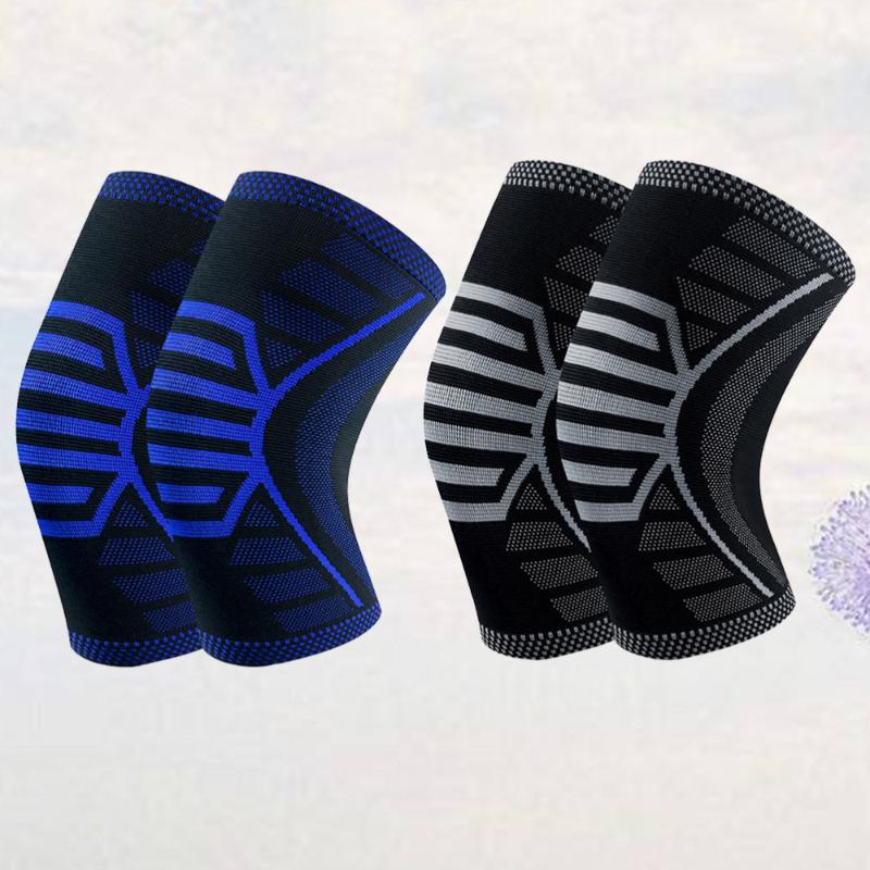 Breathable Sports Knee Support Braces Knitting Fitness Knee Pad for Cycling Sports (XL Black Orange, 1pc, As shown 
Breathable Sports Knee Support Braces Knitting Fitness Knee Pad for Cycling Sports (XL Black Orange, 1pc, As shown