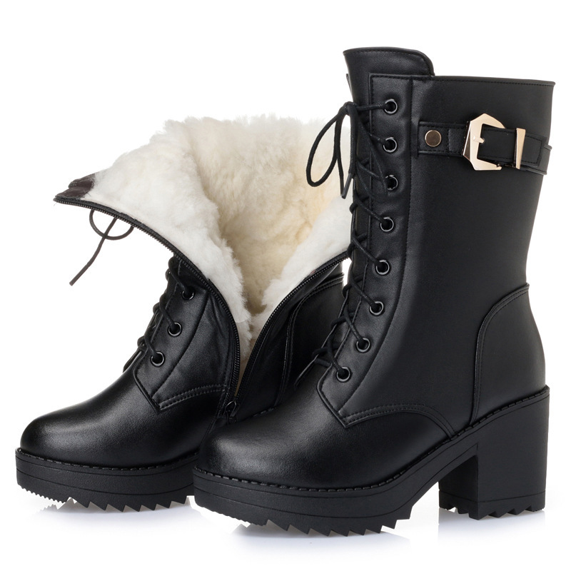 Top quality Winter 2019 Fashion Warm Thick Fur Snow PU leather Ankle Boots for Women Female Shoes 35-40 B1351, Black
Top quality Winter 2019 Fashion Warm Thick Fur Snow PU leather Ankle Boots for Women Female Shoes 35-40 B1351, Black