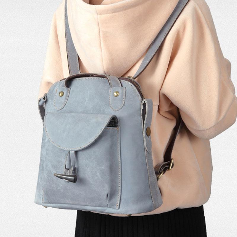 Women Backpack Daypack Casual Shoulder Bag New Vintage Female Knapsack Travel Rucksack, Gray
Women Backpack Daypack Casual Shoulder Bag New Vintage Female Knapsack Travel Rucksack, Gray