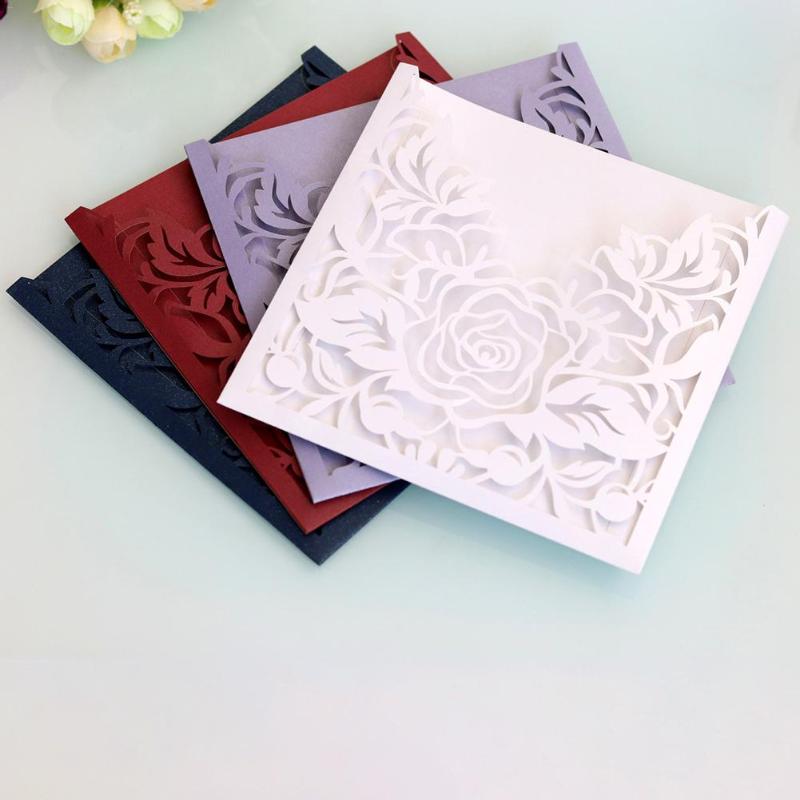 10Pcs Lace Pocket Greeting Card Laser Cut Flower Bowknot Wedding Invitations Cards Wedding Party Supplies S3
10Pcs Lace Pocket Greeting Card Laser Cut Flower Bowknot Wedding Invitations Cards Wedding Party Supplies S3
