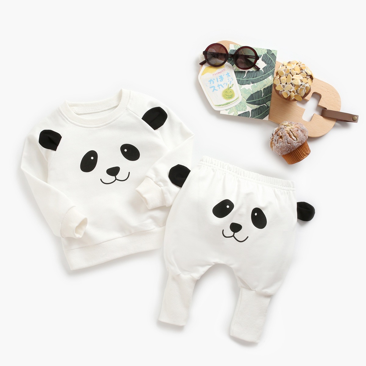 CHILDREN'S Suit Korean-style Animal Piece Infant BOY'S Autumn Clothing Baby Single Hoodie Spring AutumnX1019
