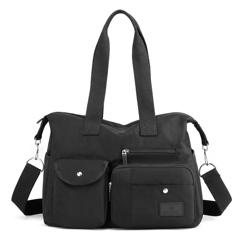 Nylon Handbags Women Shoulder Bag High Quality Casual Ladies Large Travel Top-handle Bags Tote Crossbody Bag, Black
Nylon Handbags Women Shoulder Bag High Quality Casual Ladies Large Travel Top-handle Bags Tote Crossbody Bag, Black