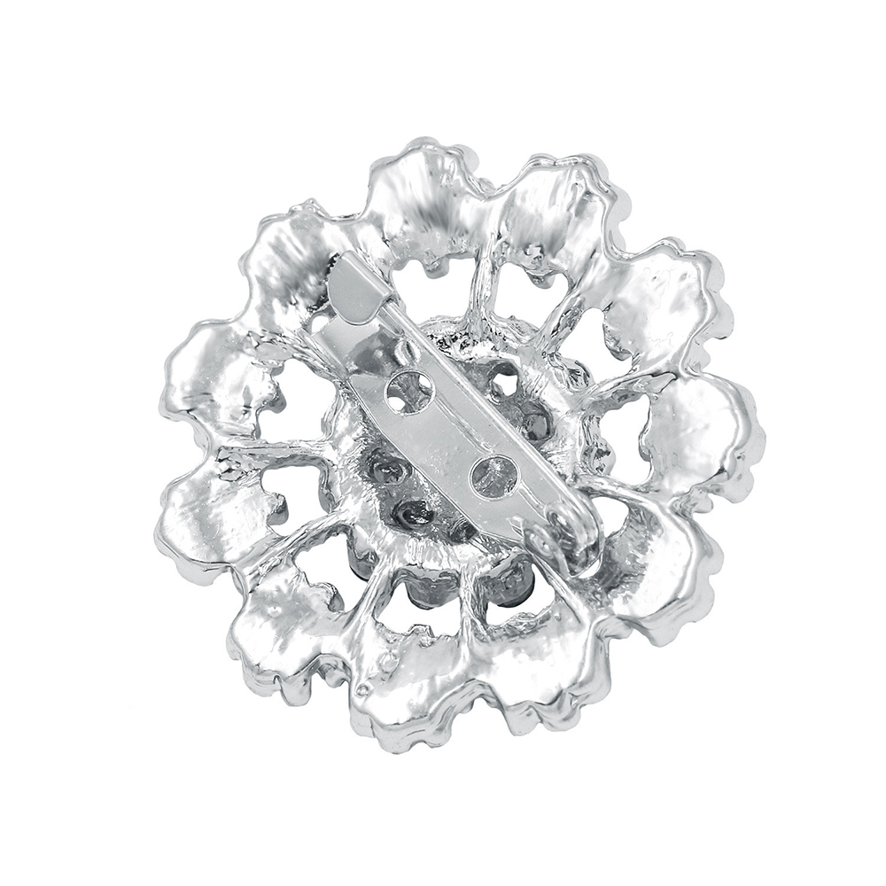 24Pcs/Set Brooch Flower for Womens Jewelry Rhinestone Broaches Pins Lot Bouquet Accessories For Women Bag Clothing Hats Scarves 201009