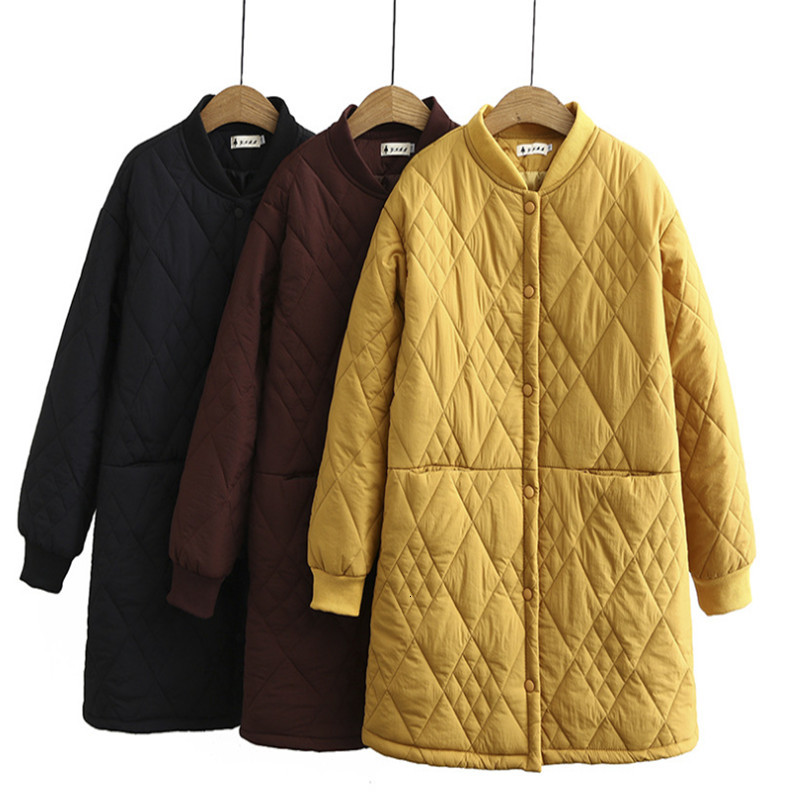 2021 Losangous-length meads Loose cotton Big coat size women's clothes New style elegant thick X4RS, Black
2021 Losangous-length meads Loose cotton Big coat size women's clothes New style elegant thick X4RS, Black