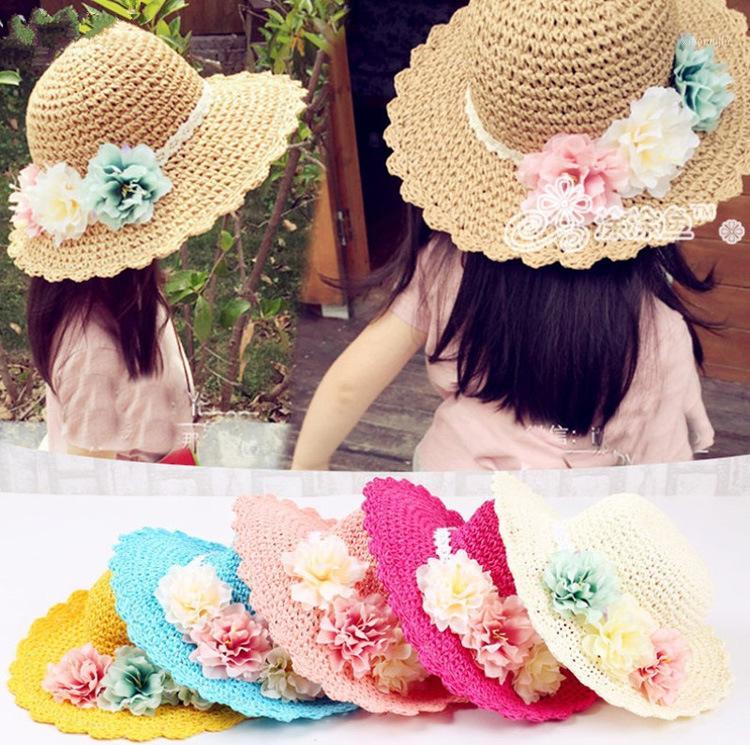 3-4-6-8-Year-Old Girls Summer New Style Handmade Flower Straw Hat Children Sweet Beach Hat Topee Sun1, Yellow
3-4-6-8-Year-Old Girls Summer New Style Handmade Flower Straw Hat Children Sweet Beach Hat Topee Sun1, Yellow