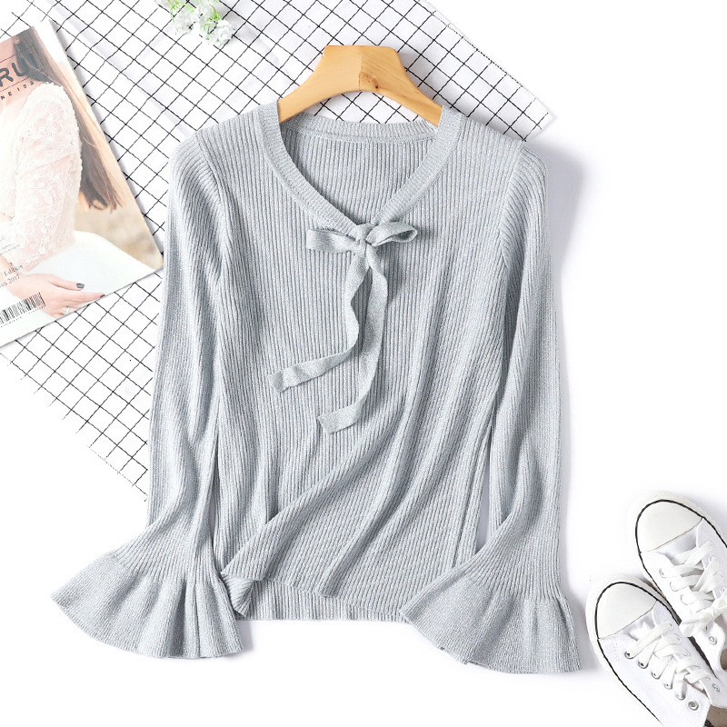 2021 New Vintage Thick Autumn Winter Sweater Pullovers Women Ruffled Collar Long Sleeve Bow Female Soft Pullover Top 786l, Gray
2021 New Vintage Thick Autumn Winter Sweater Pullovers Women Ruffled Collar Long Sleeve Bow Female Soft Pullover Top 786l, Gray