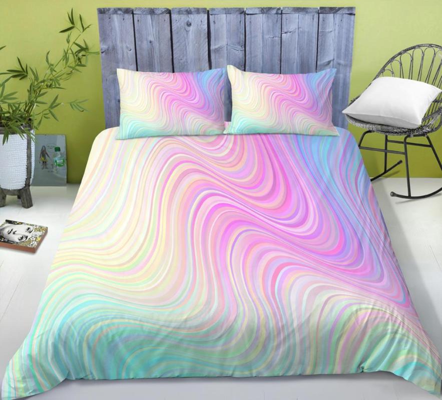 3D Modern Pattern Bedding Set Duvet Cover Pastel Rainbow Marble Printed Comforter Cover 3 Pieces Bed Sets with Pillow Shame, Color 3
3D Modern Pattern Bedding Set Duvet Cover Pastel Rainbow Marble Printed Comforter Cover 3 Pieces Bed Sets with Pillow Shame, Color 3