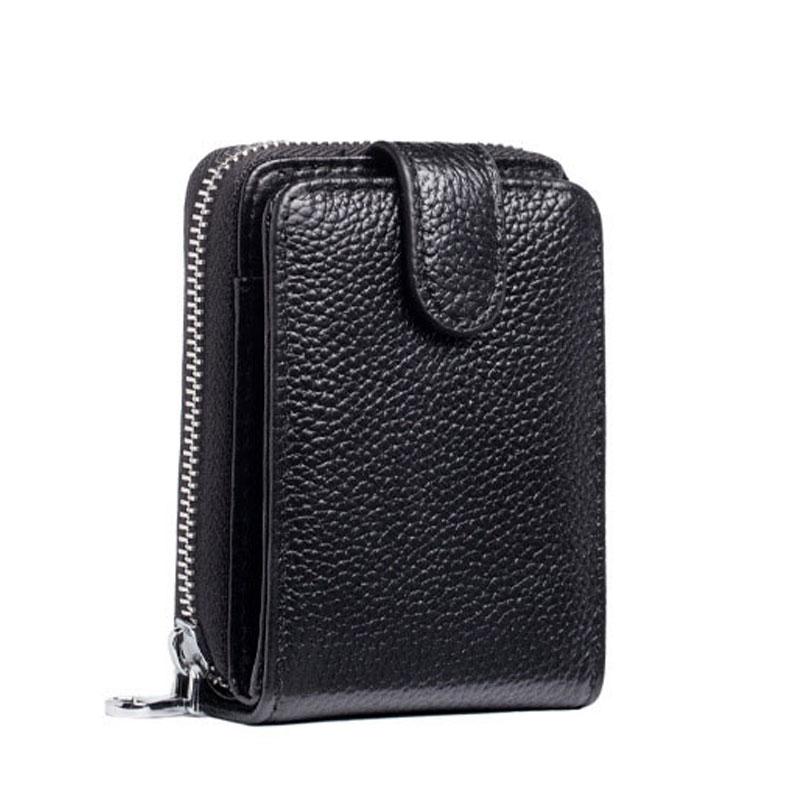 Wallet Leather Men Bag Mini Slim Holder Anti Theft Document Bags Small Card Case for Man Purse Cover Leather Pouch, Black
Wallet Leather Men Bag Mini Slim Holder Anti Theft Document Bags Small Card Case for Man Purse Cover Leather Pouch, Black