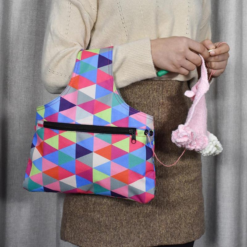 Portable Knitting Needle Storage Bag Oxford Cloth Waterproof Yarn Crochet Knit Bag DIY Craft Organizer For Thread Storage
Portable Knitting Needle Storage Bag Oxford Cloth Waterproof Yarn Crochet Knit Bag DIY Craft Organizer For Thread Storage