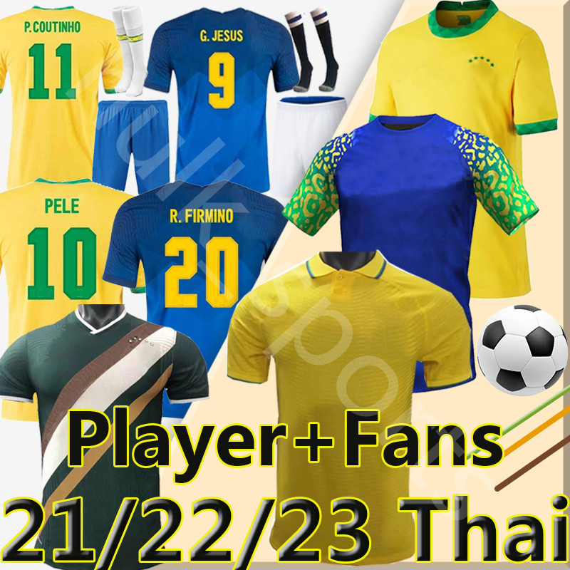 21/22/23 G.JESUS soccer jerseys camiseta Copa America finals 2021 2022 2023 fans player version COUTINHO FIRMINO Marquinhos brasil Kits sock Full set football shirt, 20-21 home
21/22/23 G.JESUS soccer jerseys camiseta Copa America finals 2021 2022 2023 fans player version COUTINHO FIRMINO Marquinhos brasil Kits sock Full set football shirt, 20-21 home