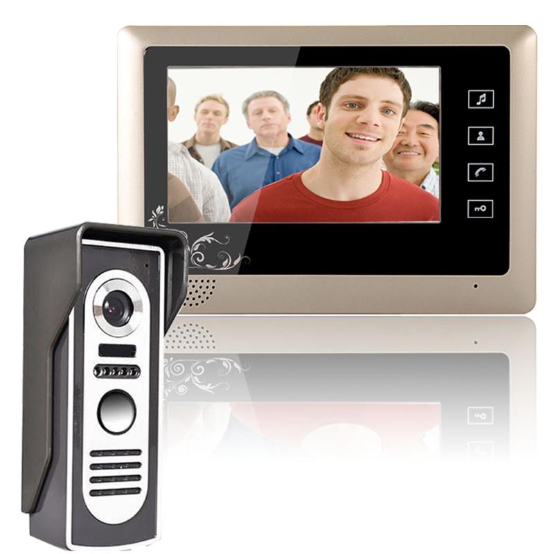 7 Inch Video Door Phone Doorbell Intercom System Kit 1-Camera 1-Monitor Night Vision
7 Inch Video Door Phone Doorbell Intercom System Kit 1-Camera 1-Monitor Night Vision
