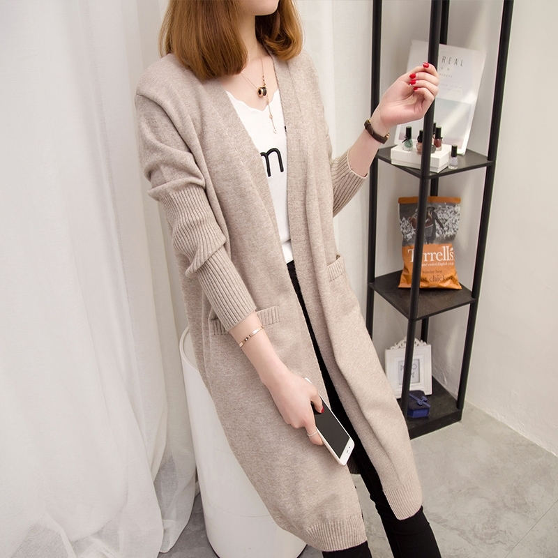 JoinYouth Long Cardigans Solid Casual Pockets Korean Autumn Sweaters Women All Match Outwear Fashion Sueter Mujer J298 201203, Green
JoinYouth Long Cardigans Solid Casual Pockets Korean Autumn Sweaters Women All Match Outwear Fashion Sueter Mujer J298 201203, Green